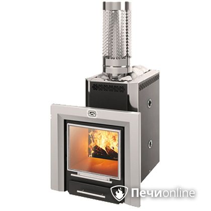 Дровяная банная печь Теплодар Сибирь 20 ЛРК Панорама (2.0) в Горно-Алтайске